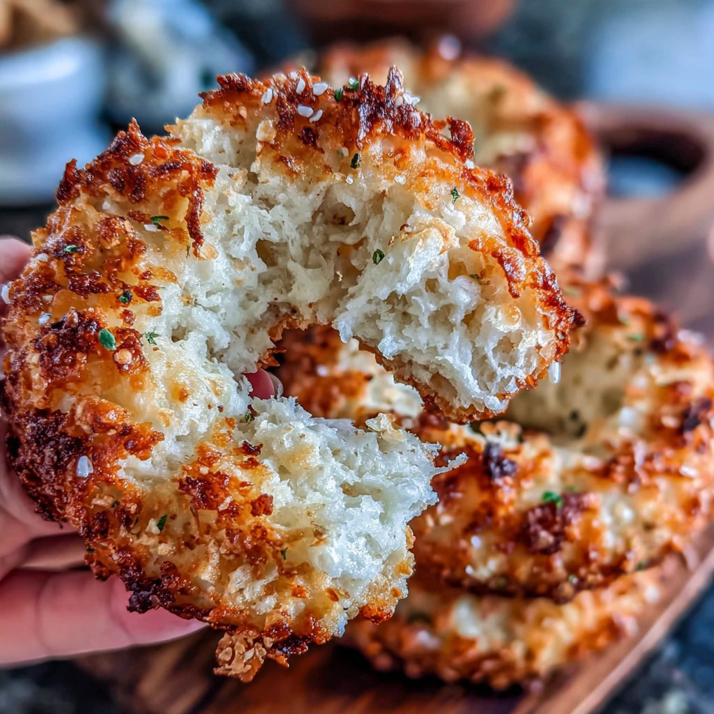 Crispy No Yeast Yogurt Bagels