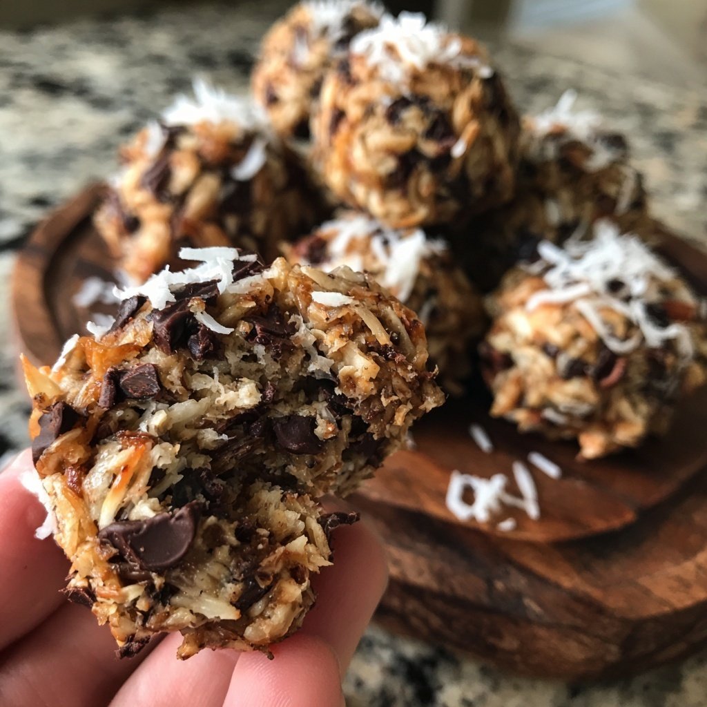 Chocolate Coconut Nut Bites