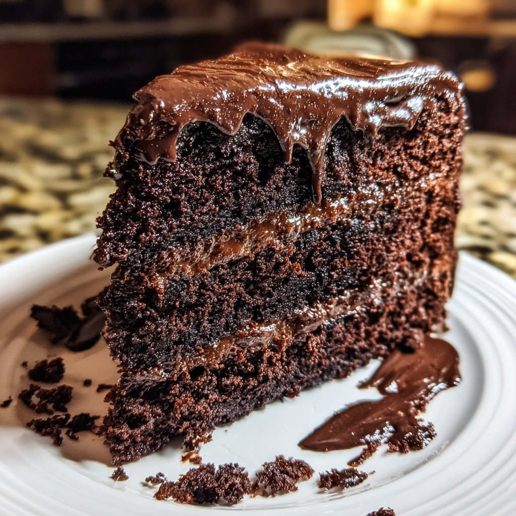Chocolate Cake Made From Scratch