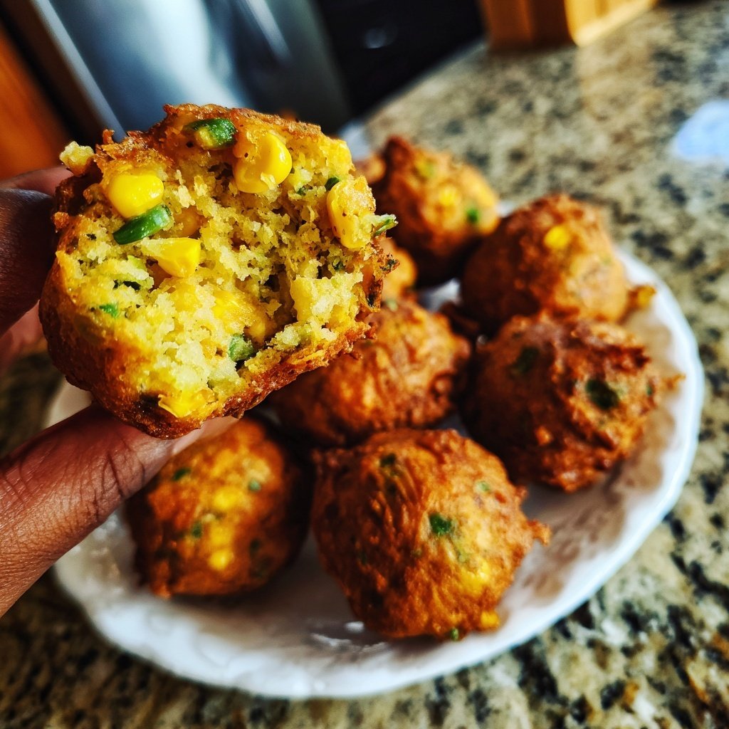 Jamaican Sweet Corn Fritters