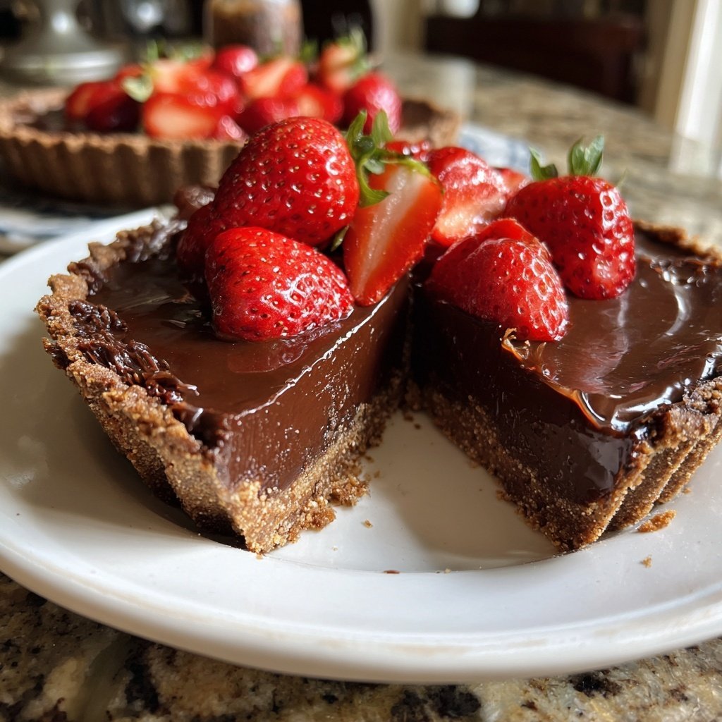 Chocolate Strawberry Tart