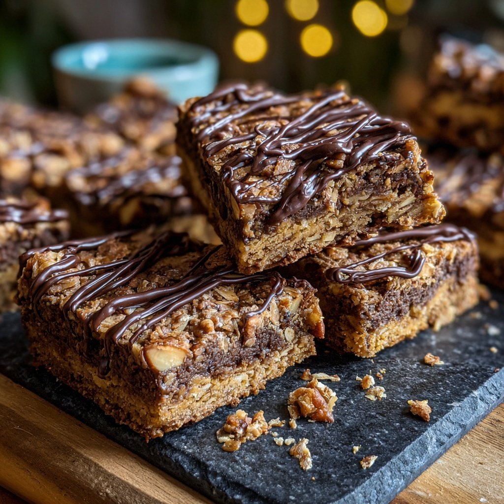 Chocolate Almond Butter Squares
