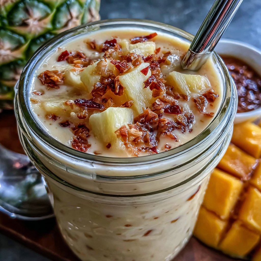 Mango Pineapple Breakfast Smoothie
