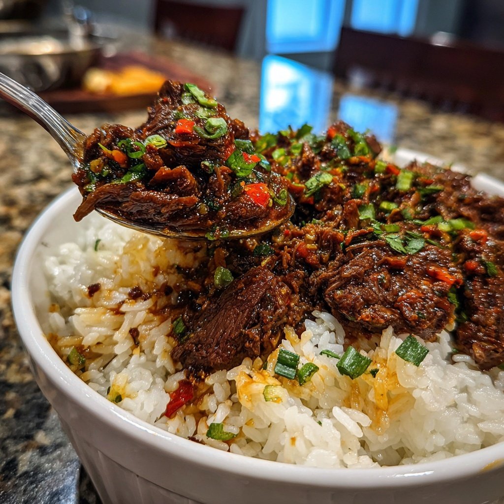 High Protein Beef Rice Bowl