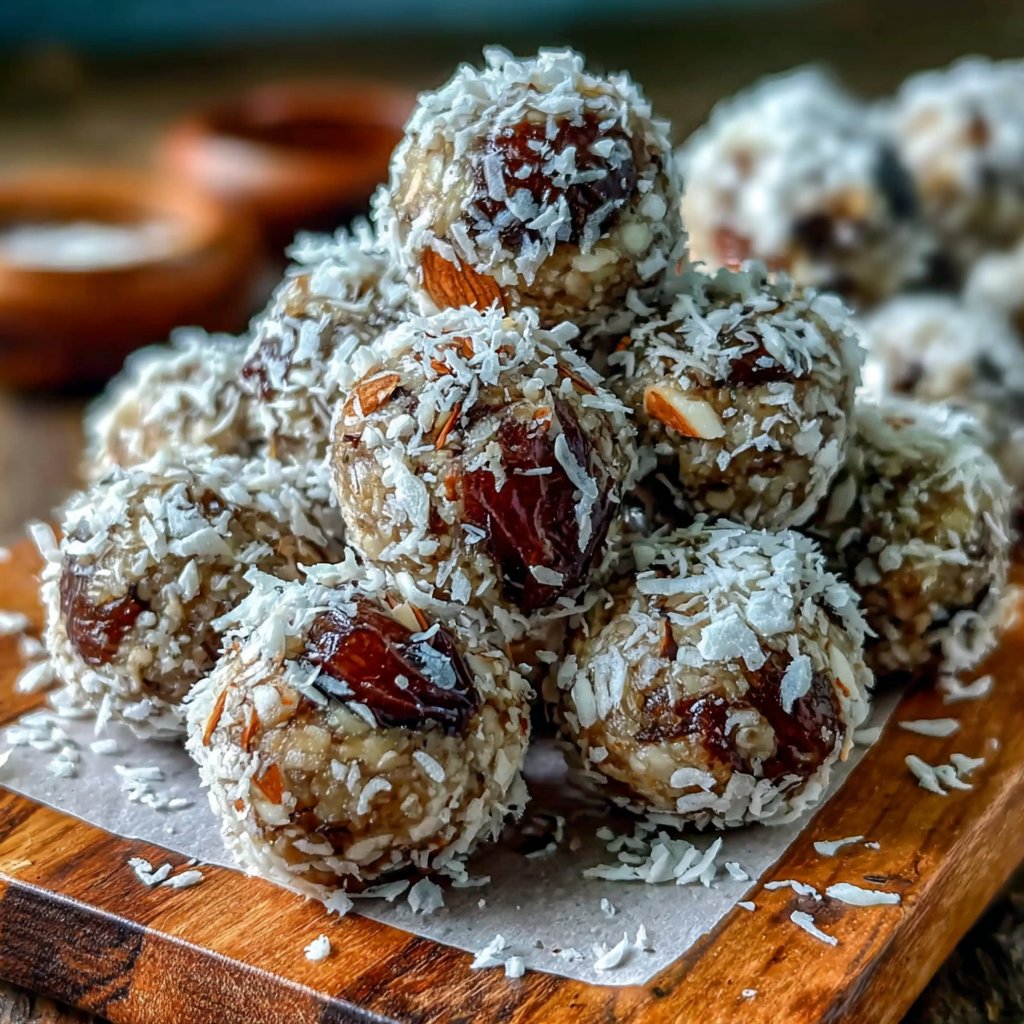Healthy Almond Date Snack Bites