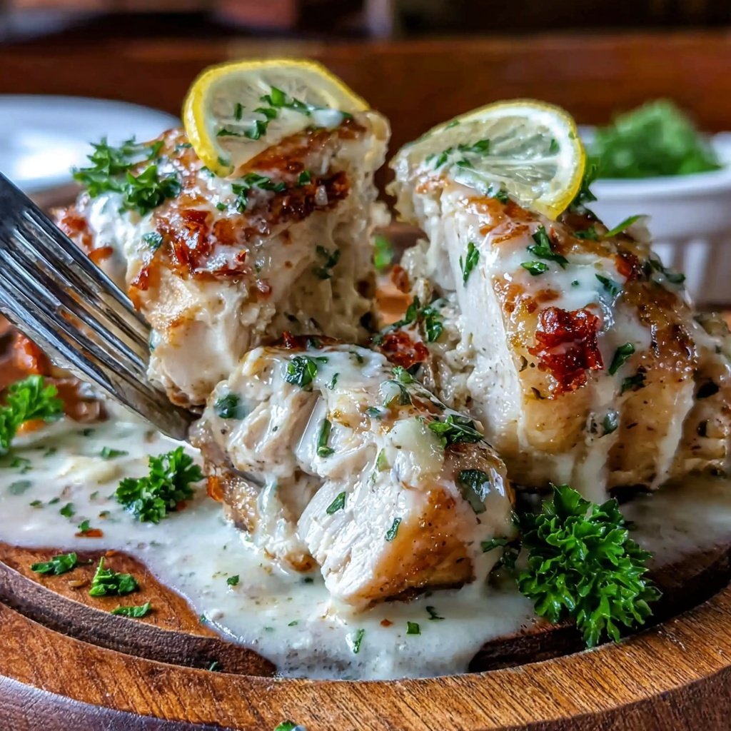 Food Recipes Creamy Lemon Chicken