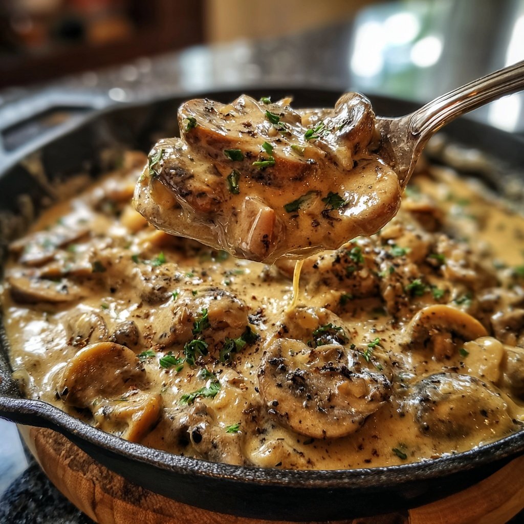 Sunday Mushroom Stroganoff