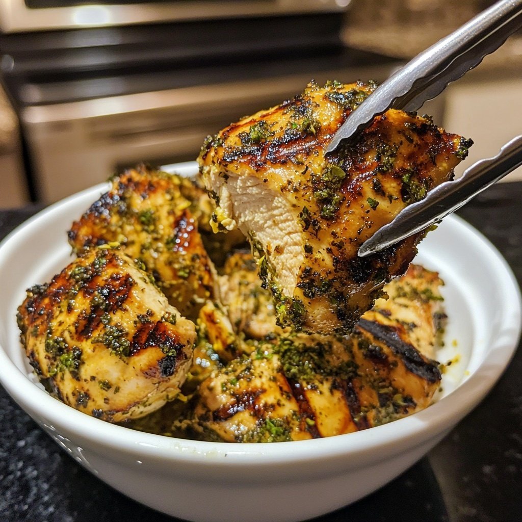 Grilled Lemon Herb Chicken Bowl