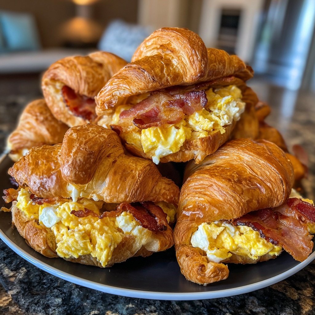 Croissant Breakfast Sandwiches