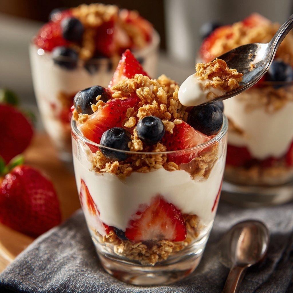 Vanilla Berry Yogurt Parfaits