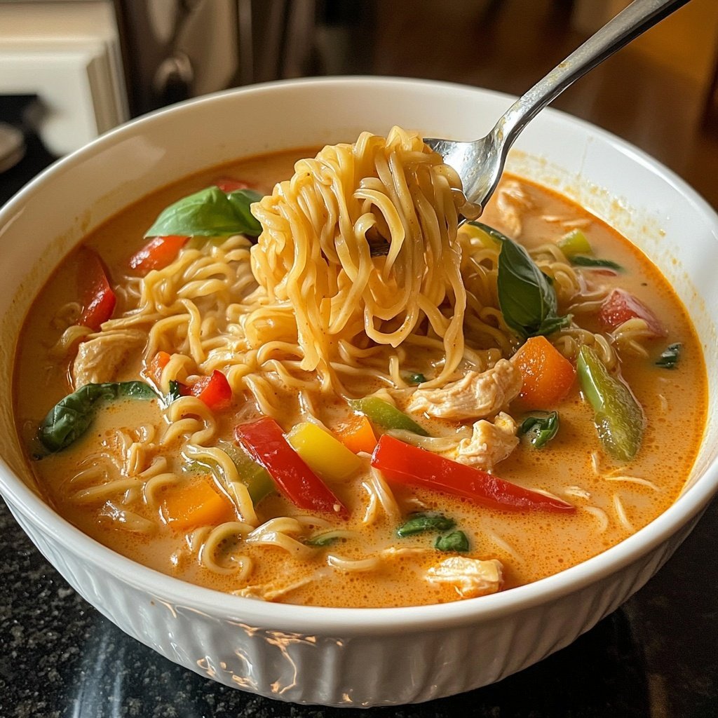 Thai Red Curry Noodle Soup
