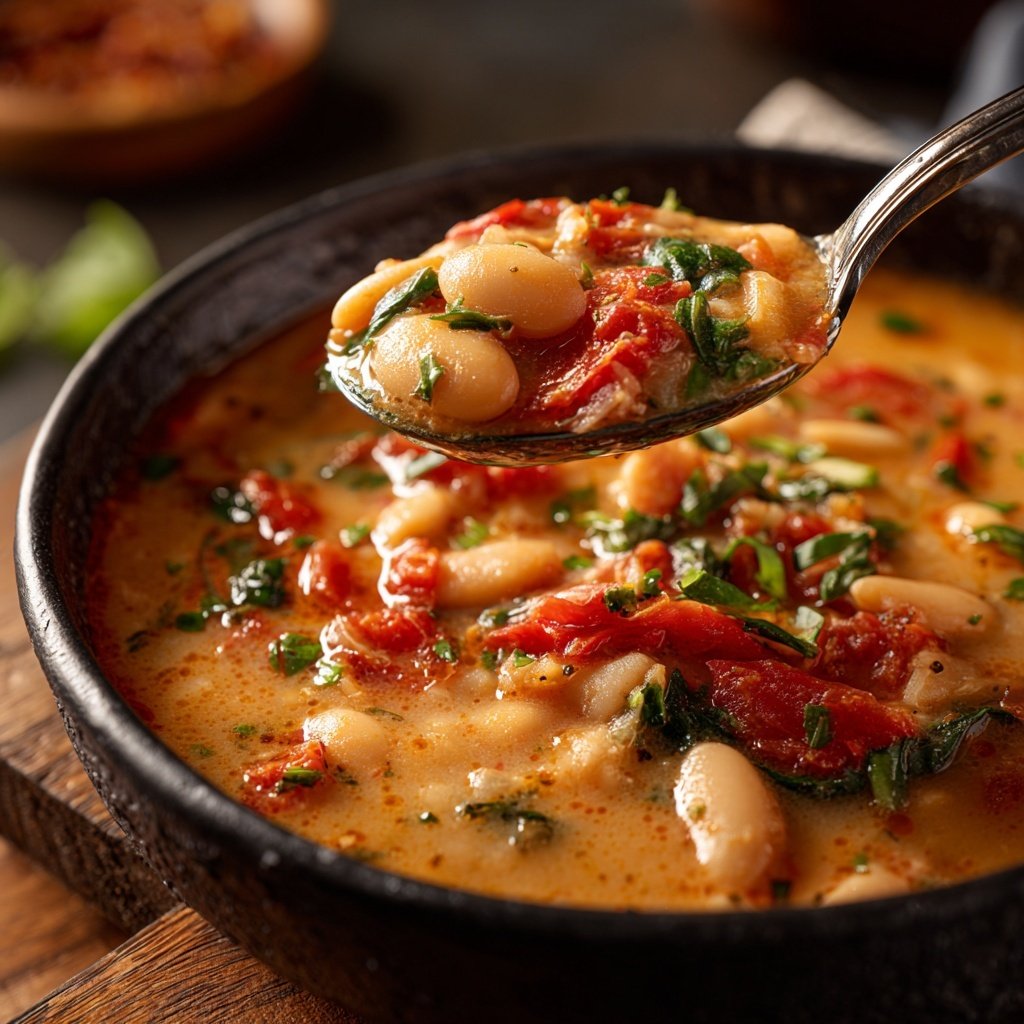 Mediterranean White Bean Tomato Stew