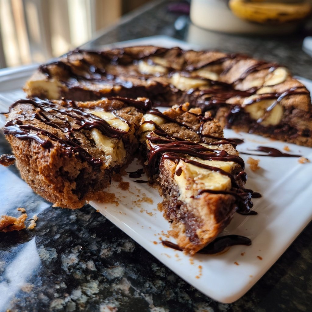 Cottage Cheese Brownies with Banana