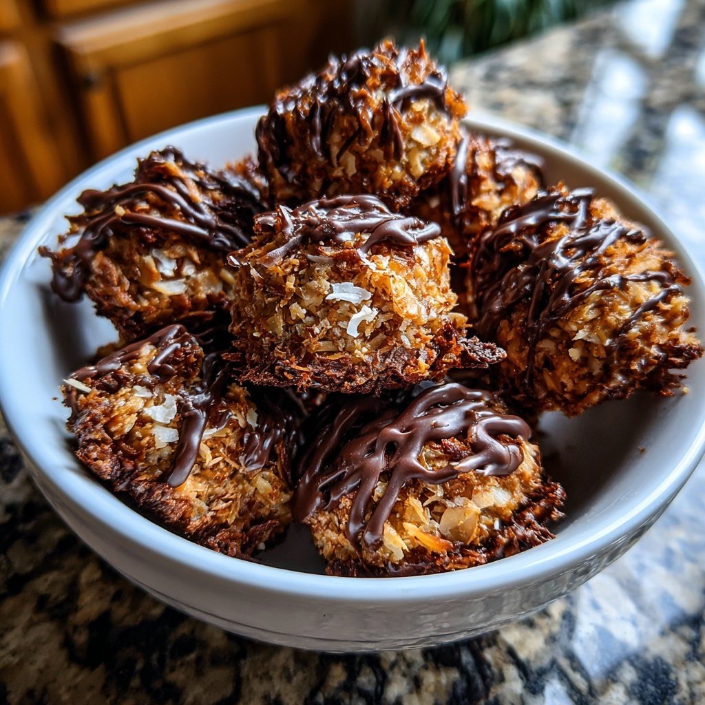 Chocolate Almond Coconut Bites